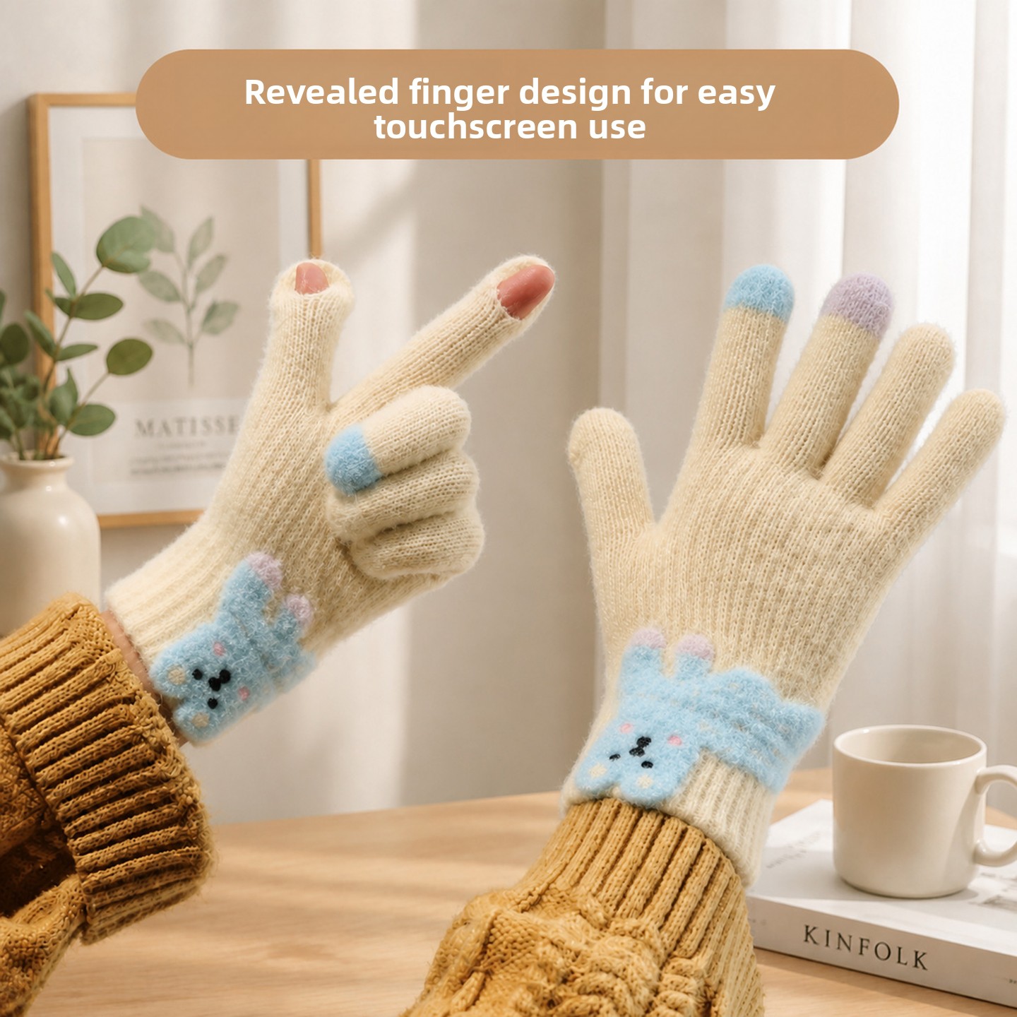 Cute Dachshund Touchscreen Plu - Wool Glove Lined 评论和价格