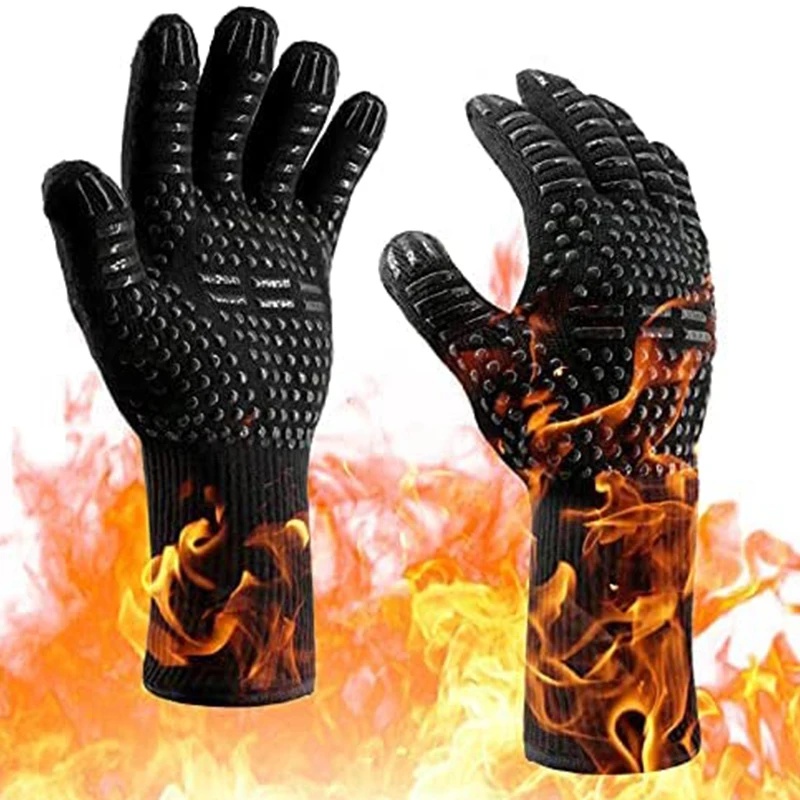 Bbq Gloves High Temperature Re - Heat Resistant Glove 评论和价格